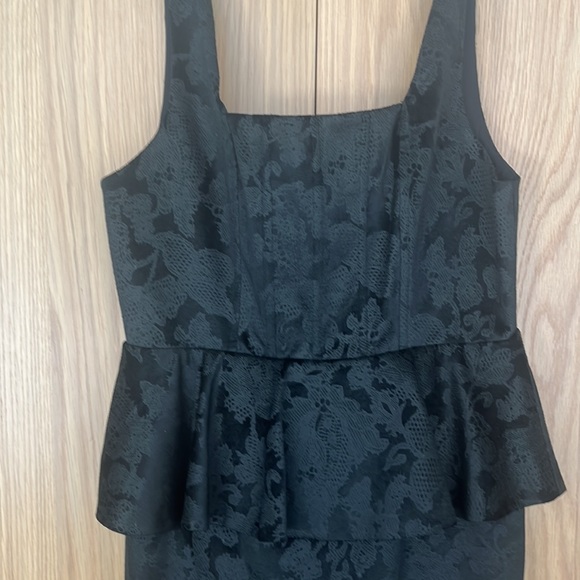 Alice + Olivia - Black Peplum Dress - Picture 8 of 11